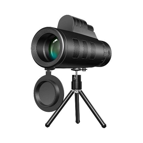 Telescopio monocular 40x60 con trípode y adaptación para celular — Aventureros