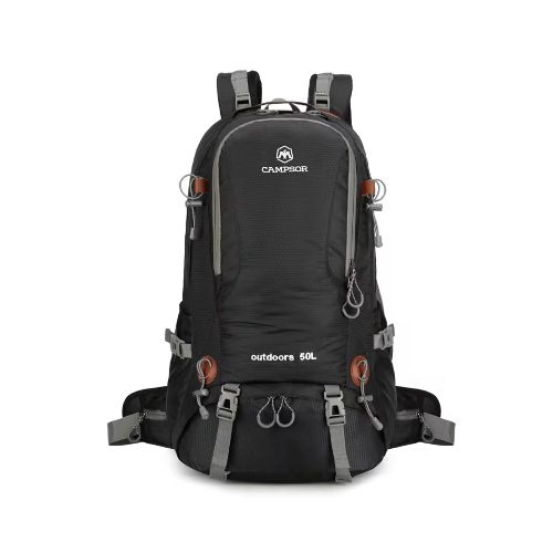 Mochila outdoors 50L CAMPSOR - Negro — Aventureros