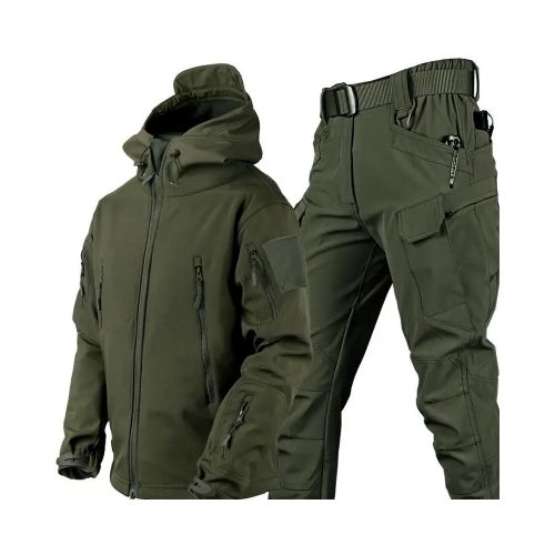 Equipo Swat Campera y pantalón en neopreno - Verde — Aventureros