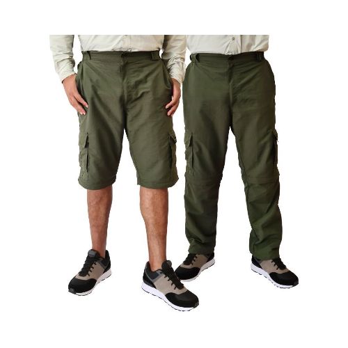 Pantalón bermuda Artemis con protección solar KING BRASIL - Musgo — Aventureros