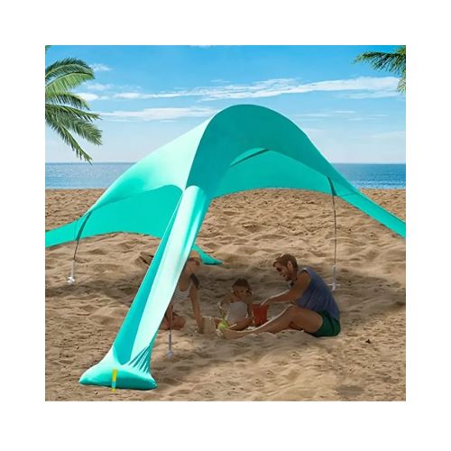 Gazebo carpa de playa, 4 patas - Verde — Aventureros