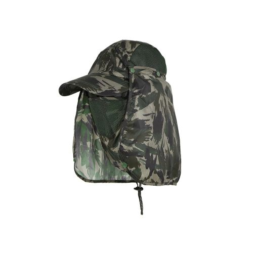 Gorro de visera con cubre rostro y cubre nuca - Camuflados - Selva — Aventureros