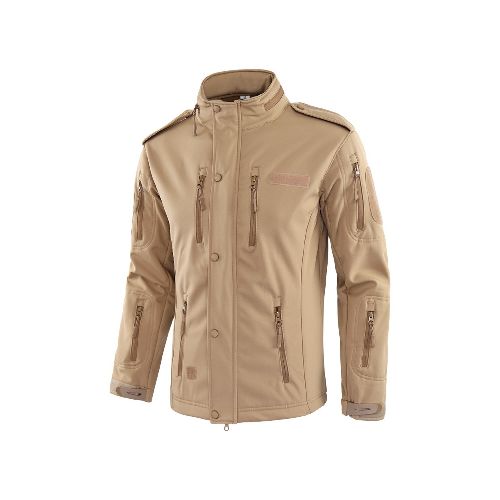 Campera táctica de neopreno grueso - Caqui — Aventureros