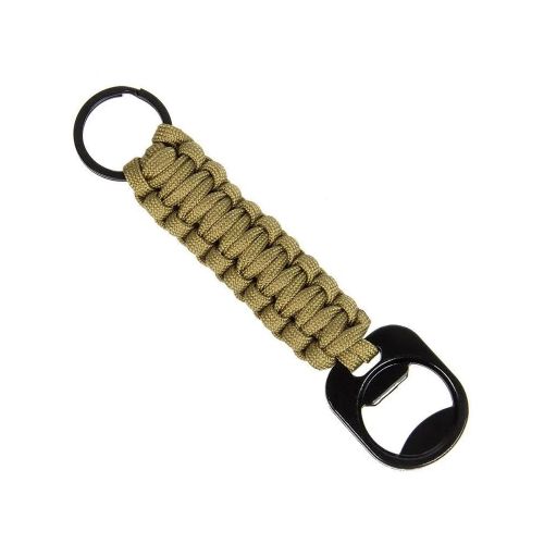 Llavero paracord con destapador - Caqui — Aventureros