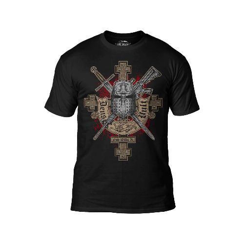 Remera con diseño militar - God Wills It — Aventureros