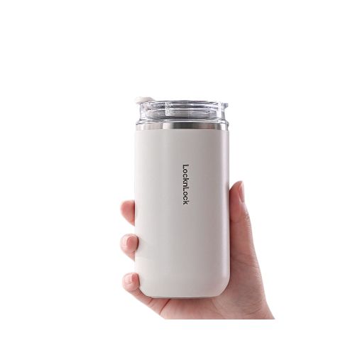 Vaso térmico Vernal tumbler de acero inoxidable 350ml - Lock&Lock - Blanco — Aventureros