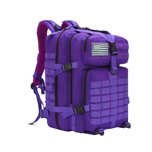 Mochila táctica 45 litros - Molle - Violeta — Aventureros