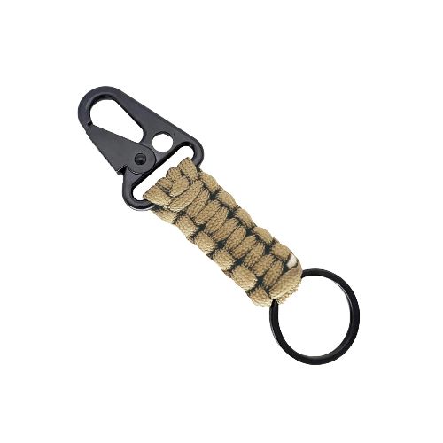 Llavero paracord con gancho - Caqui — Aventureros