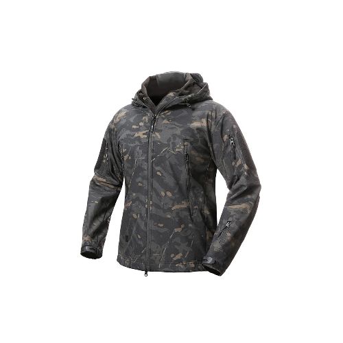 Campera táctica en neopreno - Multicam Black — Aventureros