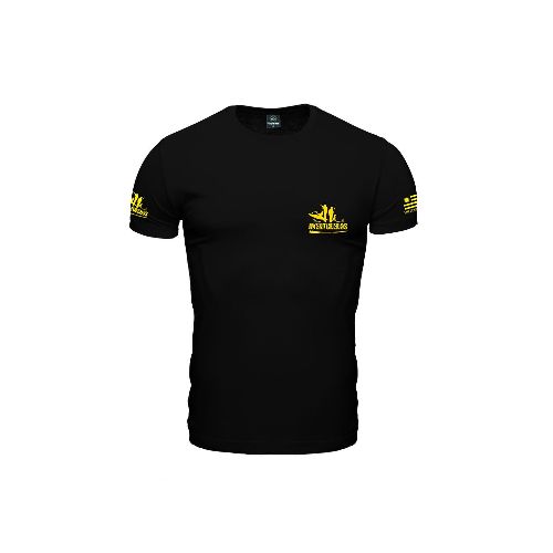 Remera manga corta FBI - Negro — Aventureros