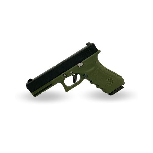 Llavero mini pistola Glock 17 6 balas - Verde — Aventureros