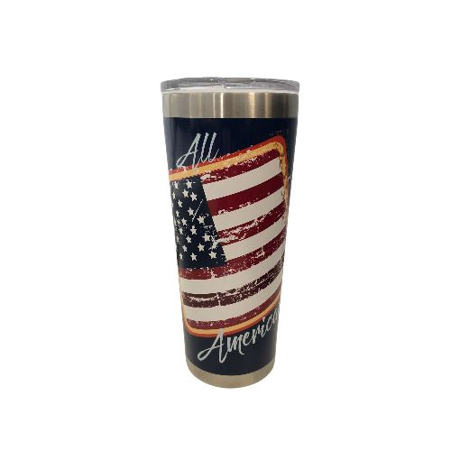 Vaso termico con tapa 650ml - Diseño USA — Aventureros