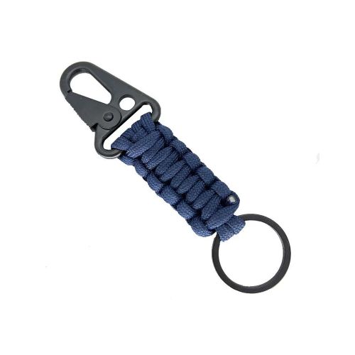 Llavero paracord con gancho - Azul — Aventureros