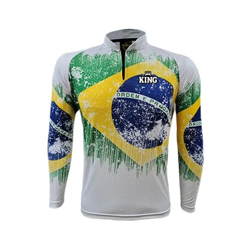 Remera de Brasil con protección UV50+ - Blanco — Aventureros