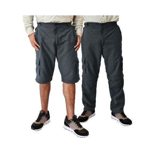 Pantalón bermuda Artemis con protección solar KING BRASIL - Chumbo — Aventureros