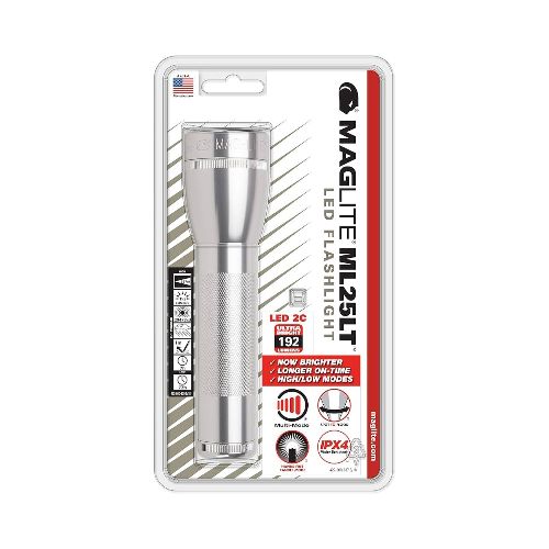 Linterna LED ML25LT 2C Maglite - Plateado — Aventureros