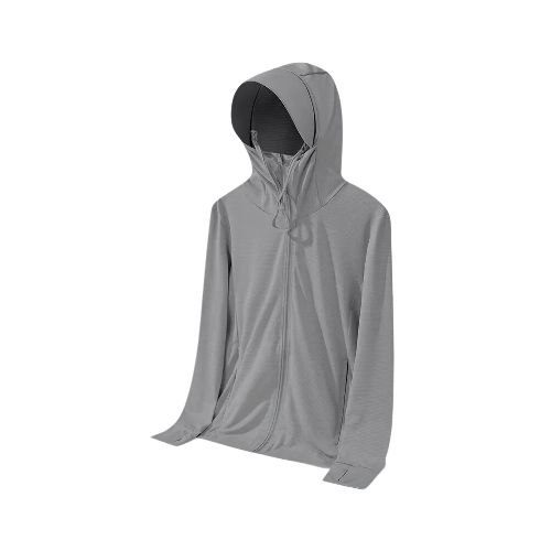 Campera con protección UV 50+ para dama - Gris oscuro — Aventureros