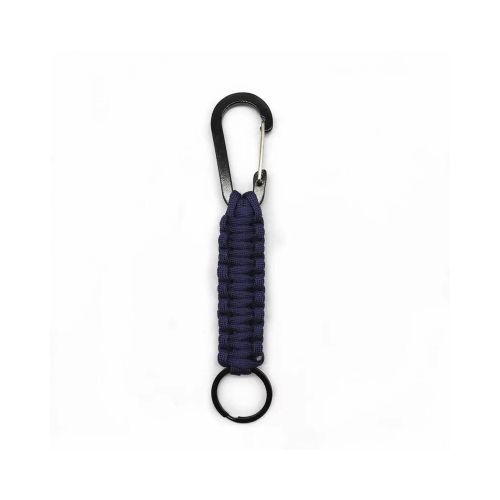 Llavero paracord con mosquetón - Azul — Aventureros