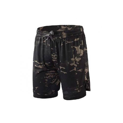 Short deportivo con calza - Multicam Black — Aventureros