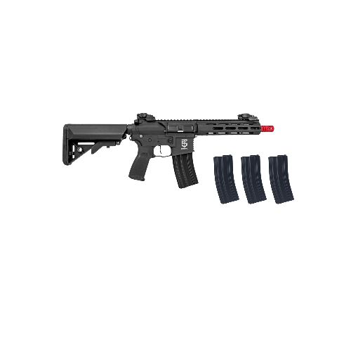 Combo - Replica AR15 8'' M-LOK Elect 6mm Rossi + Cargador M4 Mid-Cap 6mm Rossi — Aventureros