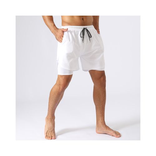 Short deportivo con calza - Blanco — Aventureros