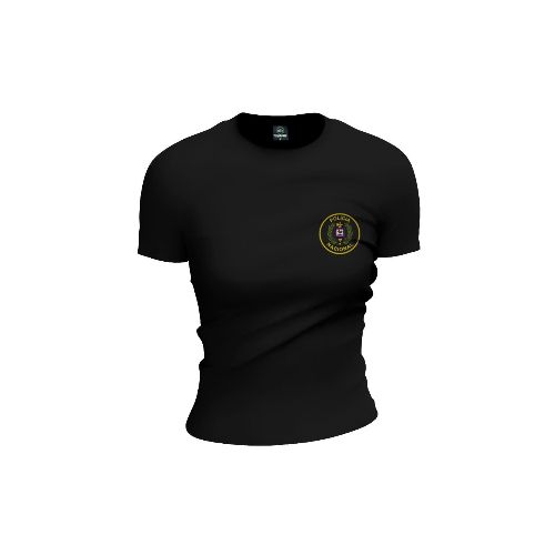 Remera manga corta dama Policía Nacional - Negro — Aventureros