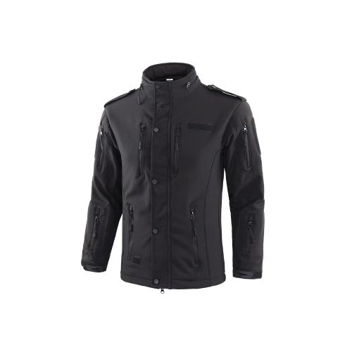 Campera táctica de neopreno grueso - Negro — Aventureros