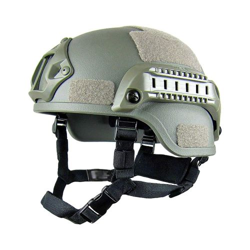 Casco táctico MICH 2000 - Verde — Aventureros