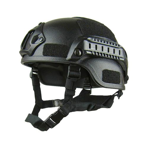 Casco táctico MICH 2000 - Negro — Aventureros