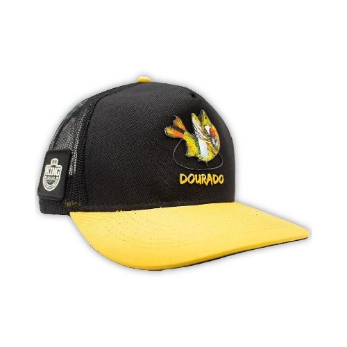 Gorro de visera PEZ 3D King Brasil - Dourado — Aventureros