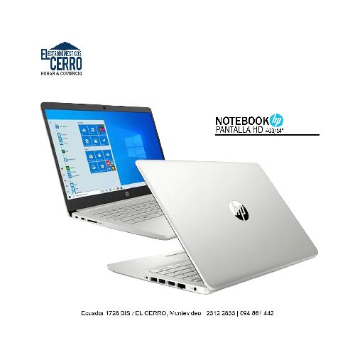 NOTEBOOK HP NB 3A9A2LA 4GB SSD128 W10H | 14 PULGADAS