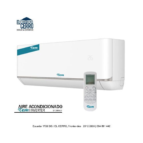 AIRE ACONDICIONADO TEM | INVERTER 12000 BTU