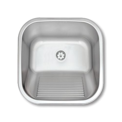 PILETA ACERO INOXIDABLE PARA COCINA 40X40X22.2 TIPO LAVADERO TRAMONTINA — Acher Cerámicas