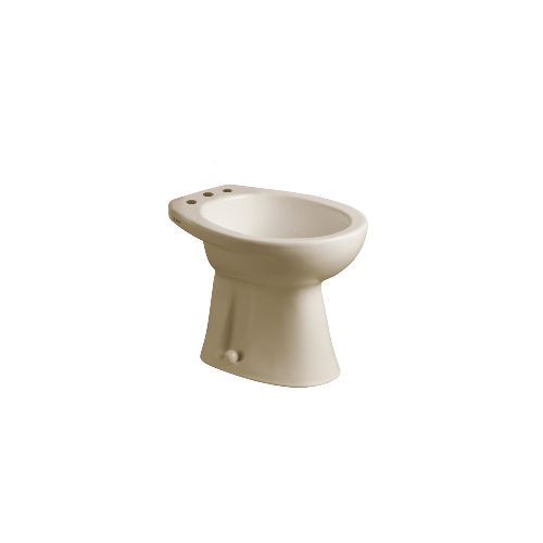 BIDET DE 3 AGUJERO COLOR ALMENDRA LINEA ANDINA FERRUM — Acher Cerámicas