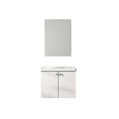 Mueble Baño En Mdf 61X48X45 Blanco - Incluye Espejo — Acher Cerámicas