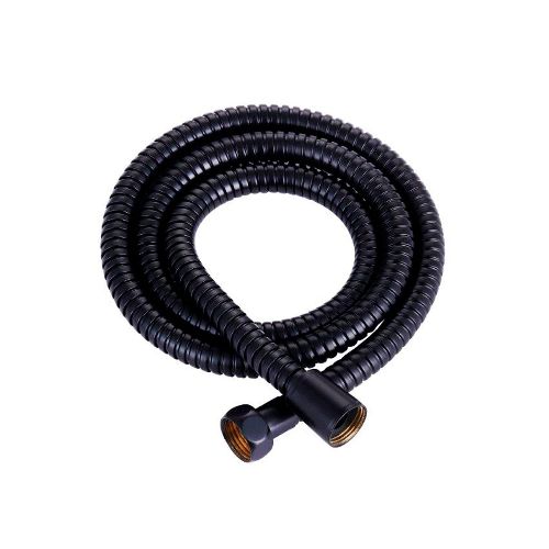 FLEXIBLE 50CM DE ACERO INOXIDABLE NEGRO MATE PARA DUCHA HIGIENICA — Acher Cerámicas