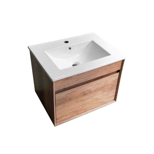 MUEBLE BAÑO 1 CAJON CON BACHA DE LOZA 59X45X43.5 — Acher Cerámicas