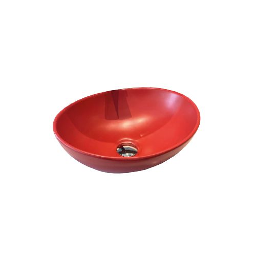 Bacha oval red matte RGB-082 - Orange Revestimientos