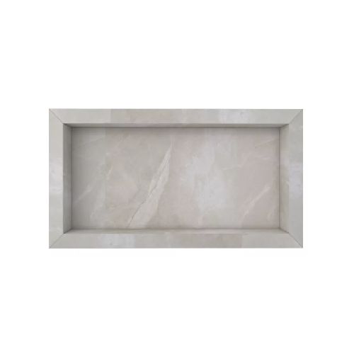 Nicho estante de empotrar Porcelanato 60cm Beige  Cozimax