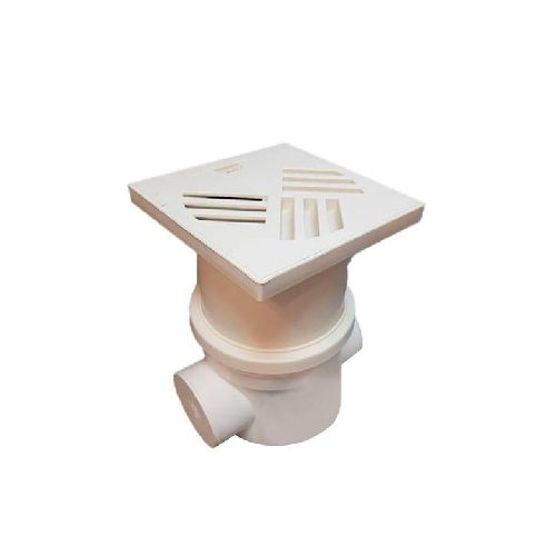 Pileta de patio 25x25 2 bocas tapa SMART HOME  