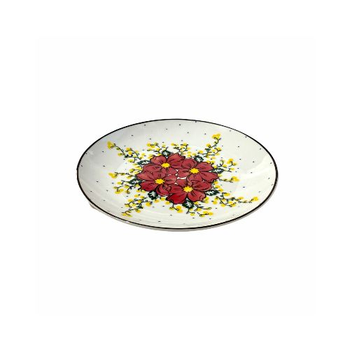 Plato principal Floral 25cm — Lo de Carmela