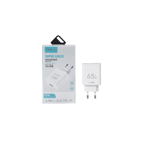 Cargador USB Carga Rápida 65 W CH-228 | Tienda mayorista de Accesorios para Celular, Informática, Ferretería, y mucho más | La Bomba