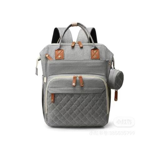 Mochila Maternal Gris ( Solo compra web)  Local