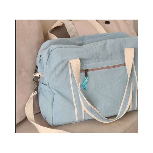 Bolso Maternal - Celeste Denim — Cloe