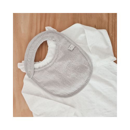 Babero Bib - Gris — Cloe