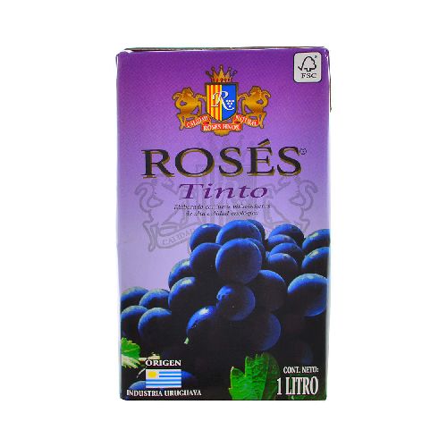 Vino Tinto de mesa Roses 1 L - Devoto Hnos. S.A.