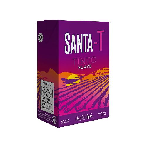 Vino Tinto suave de mesa SANTA-T Nacional 1 L - Devoto Hnos. S.A.