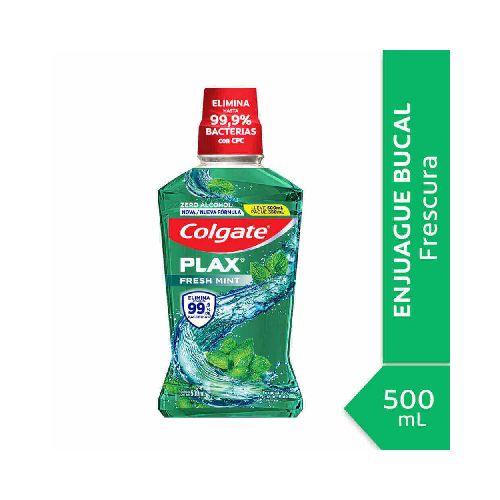 Enjuague bucal COLGATE Plax menta 500 ml 350 ml - Devoto Hnos. S.A.