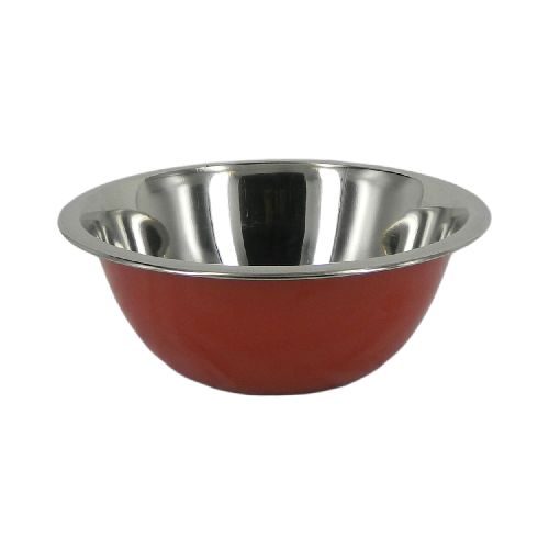 Bowl 25 cm acero inoxidable rojo - Devoto Hnos. S.A.