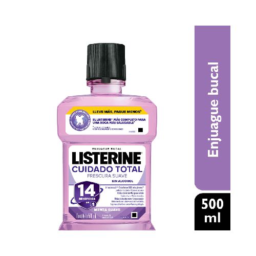 Enjuague bucal LISTERINE Cuidado total zero 500 ml - Devoto Hnos. S.A.